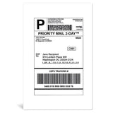 5 1/2" x 8 1/2" Shipping Labels Sheets