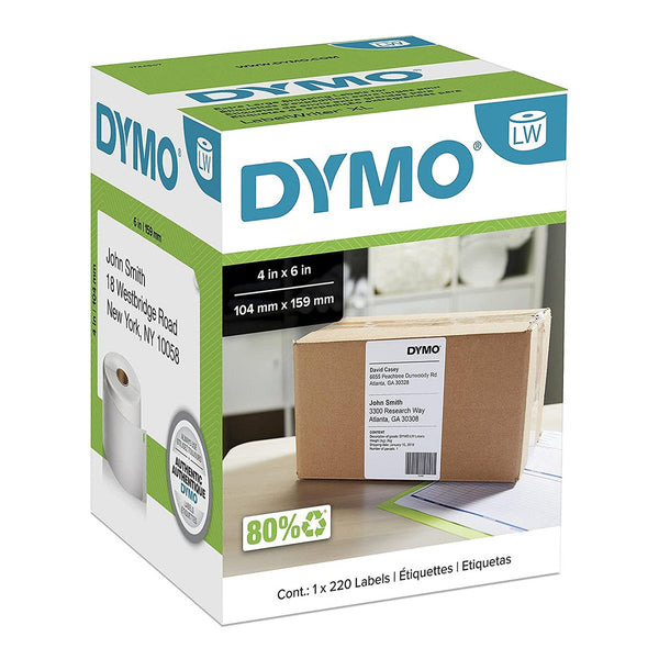 DYMO LabelWriter 5XL Shipping Label Rolls (2 rolls/pack, 440 Labels in total)
