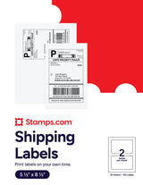 5 1/2" x 8 1/2" Shipping Labels Sheets
